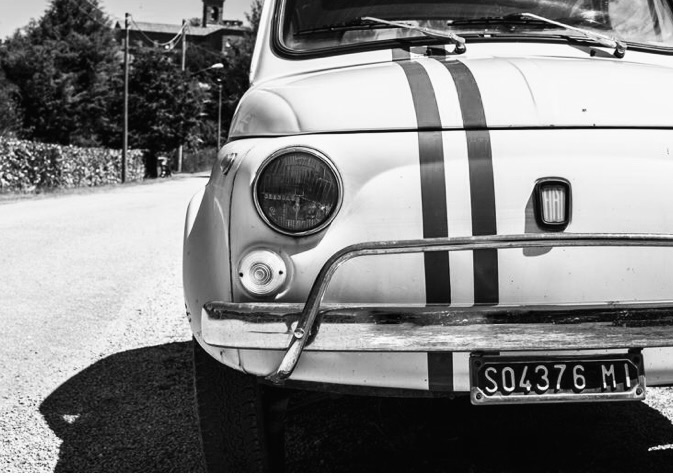 1972 Fiat 500 L in Chianti, Siena, Italy