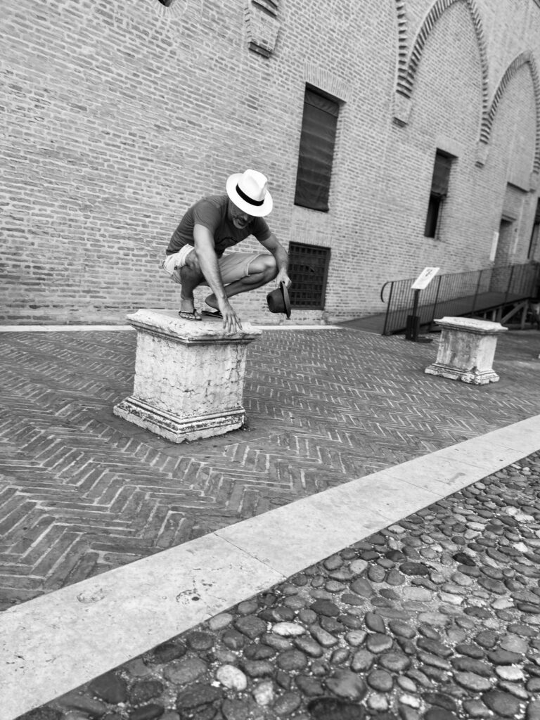 Summer Sunday at Castello Estense, Ferrara, Italy